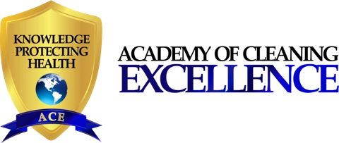Academy of Cleaning Excellence logo — knowledge protecting health